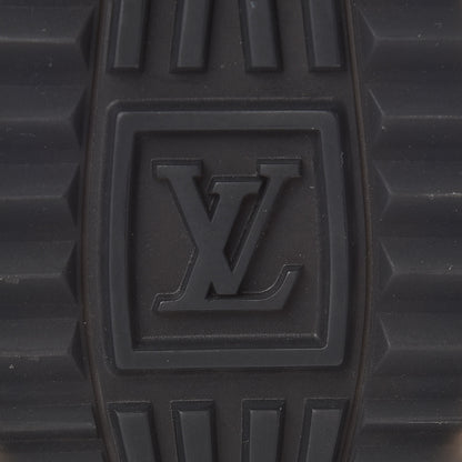 Louis Vuitton Suede Monogram Run Away Sneakers 40 Black 6 of 8