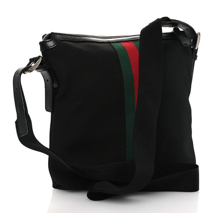 Gucci Techno Canvas Web Messenger Bag Black 3 of 12