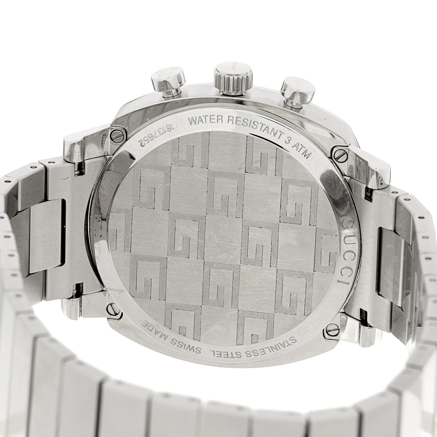 Gucci Stainless Steel 40mm Grip Quartz Watch 4 of 4