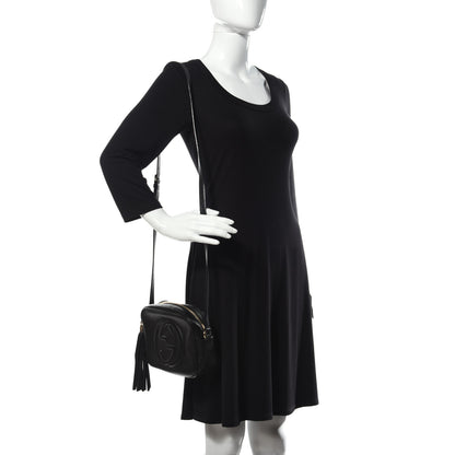 Gucci Pebbled Calfskin Small Soho Disco Bag Black 2 of 17