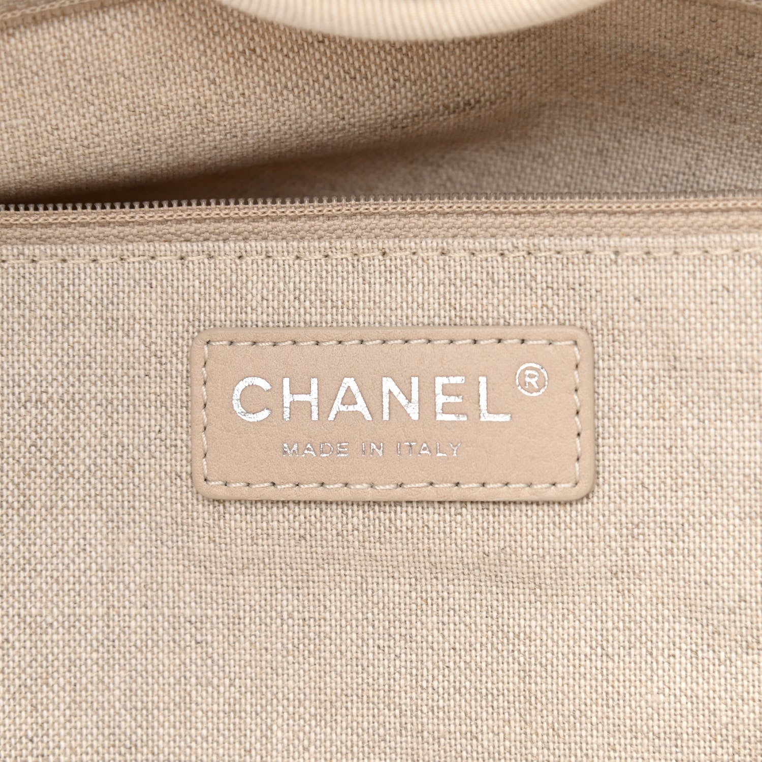 Chanel Mixed Fibers Medium Deauville Tote White 8 of 14