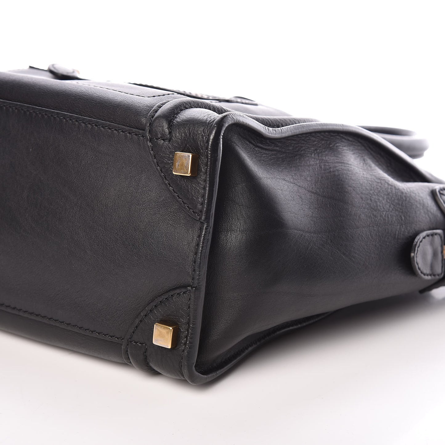 Calfskin Micro Luggage Black