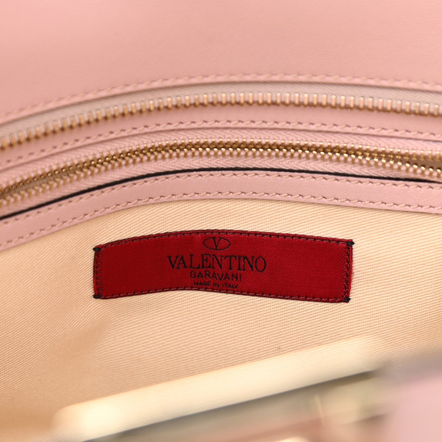 Valentino Garavani Vitello Small Rockstud Double Handle Tote Water Rose 5 of 9