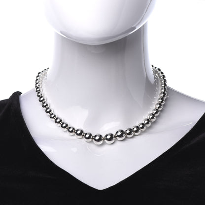 Tiffany Sterling Silver HardWear Graduated Ball Necklace 2 of 6