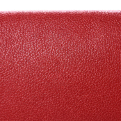 Gucci Pebbled Calfskin Medium Soho Clutch Red 11 of 13