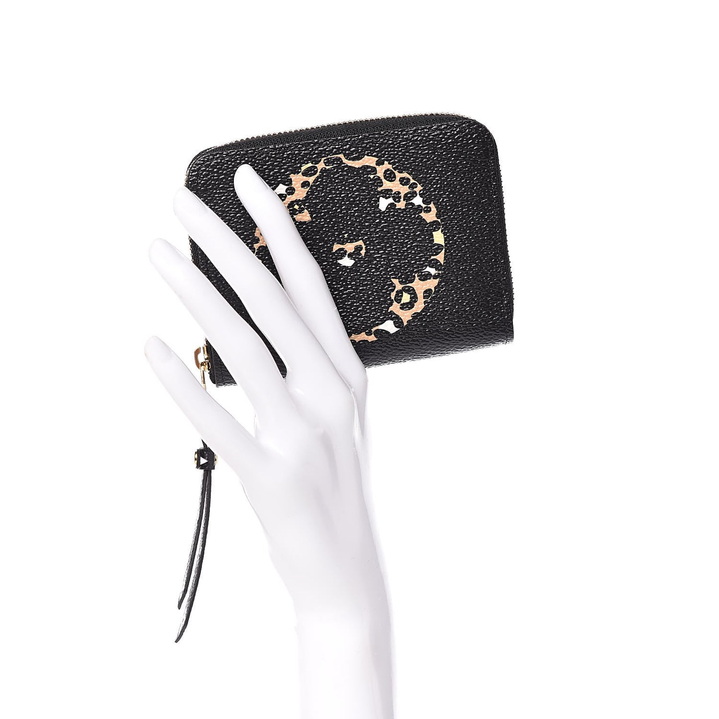 Monogram Giant Jungle Zippy Coin Purse Black