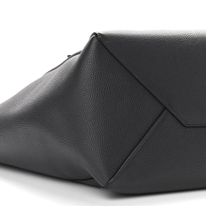 Celine Soft Grained Calfskin Small Belt Cabas Phantom Liquorice 9 of 10