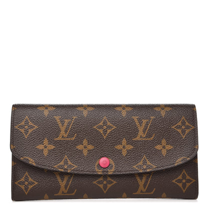 Louis Vuitton Monogram Emilie Wallet Hot Pink 1 of 6
