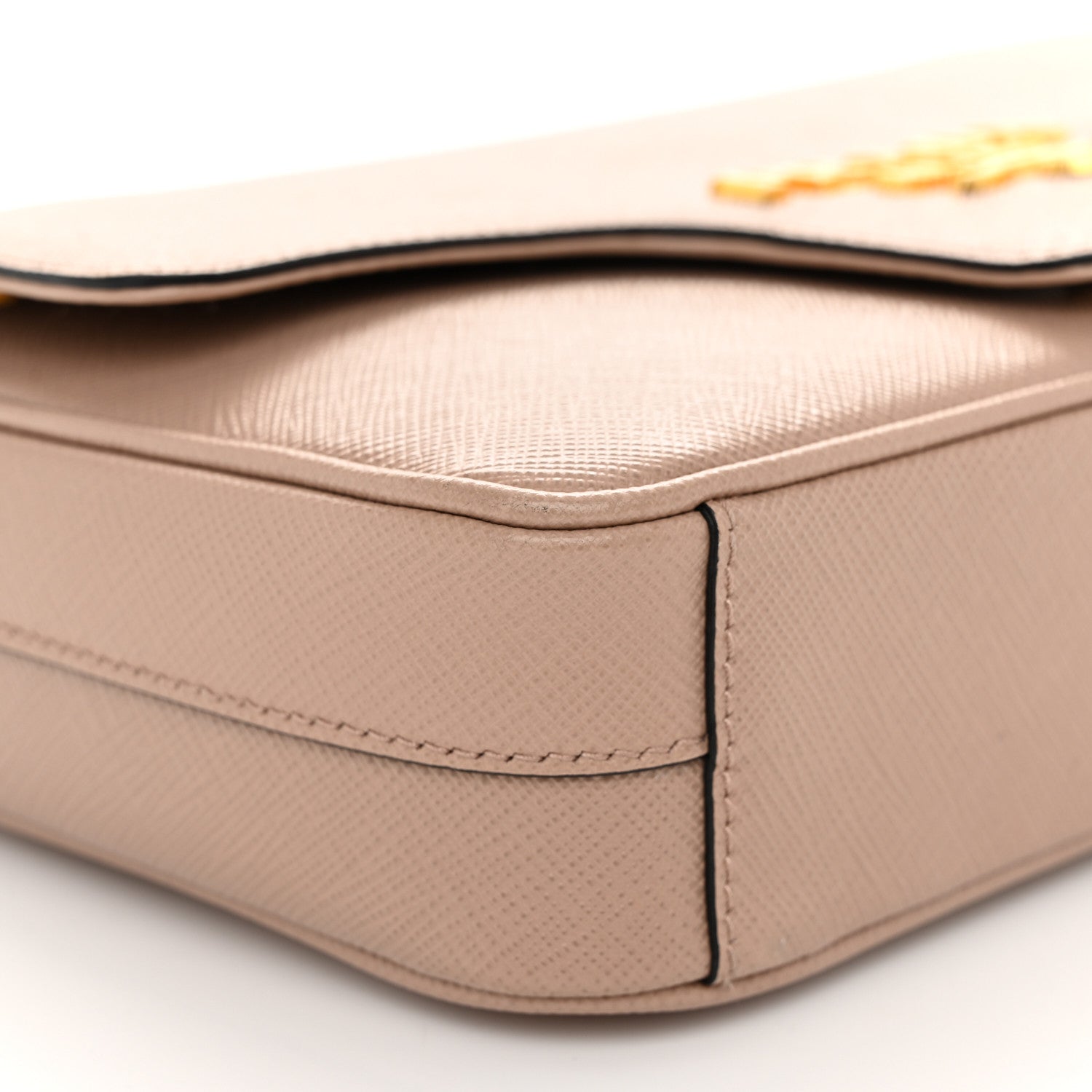 Prada Saffiano Flap Shoulder Bag Cipria 9 of 10