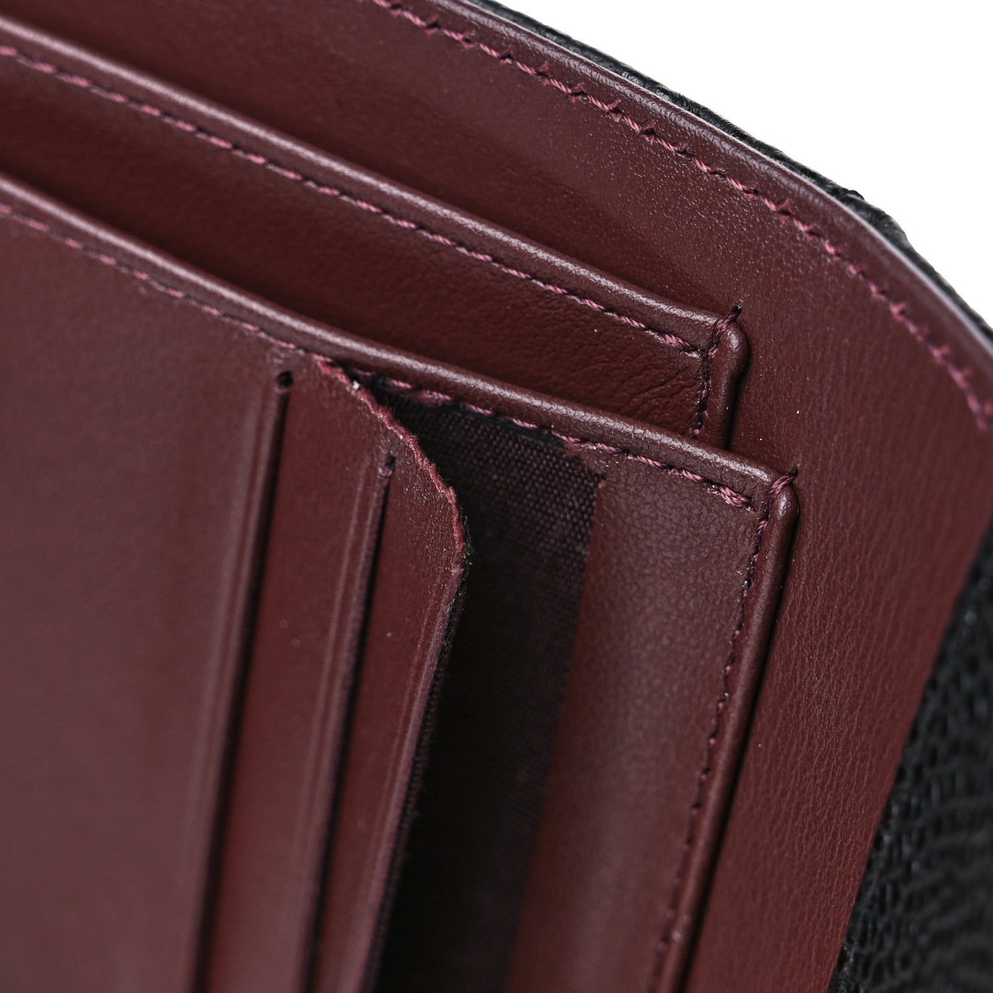 Caviar Quilted Compact Flap Wallet Black