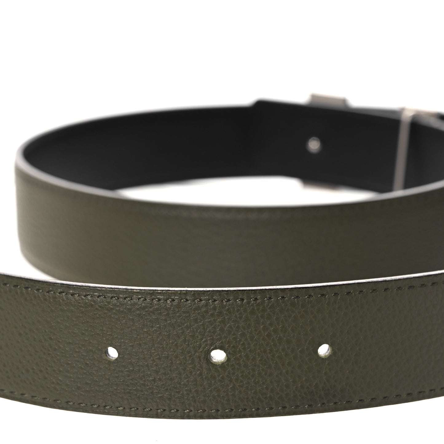 Epsom Swift 32mm H Belt 85 Vert Olive Black