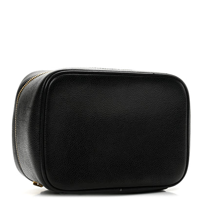Chanel Caviar Vanity Cosmetic Case Black 4 of 9