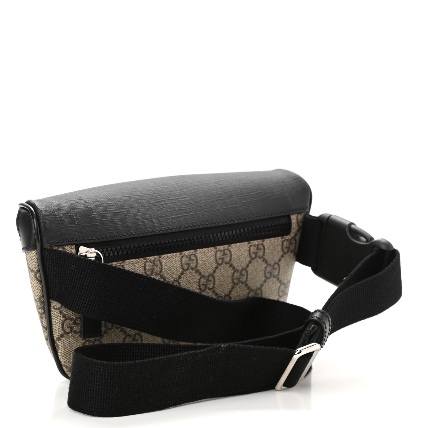 GG Supreme Monogram Belt Bag Black