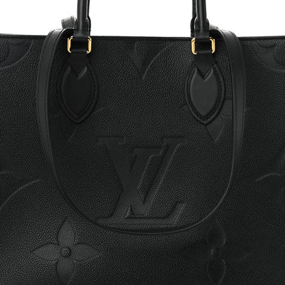 Louis Vuitton Empreinte Monogram Giant Onthego MM Black 7 of 9