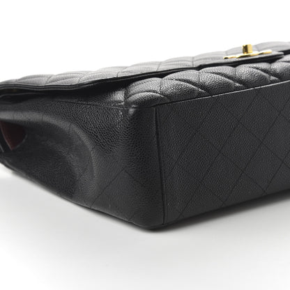 Chanel Caviar Quilted Maxi Double Flap Black 6 of 21
