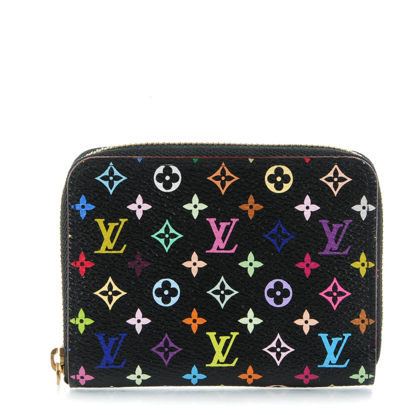 Monogram Multicolor Zippy Coin Purse Black Grenade