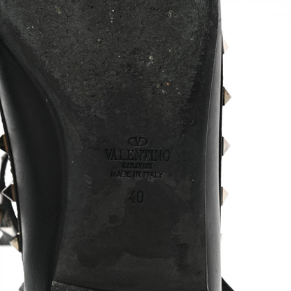 Valentino Garavani Nappa Rockstud Cage Ballerina Flats 40 Black 6 of 8