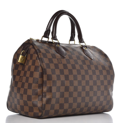 Louis Vuitton Damier Ebene Speedy 30 3 of 13
