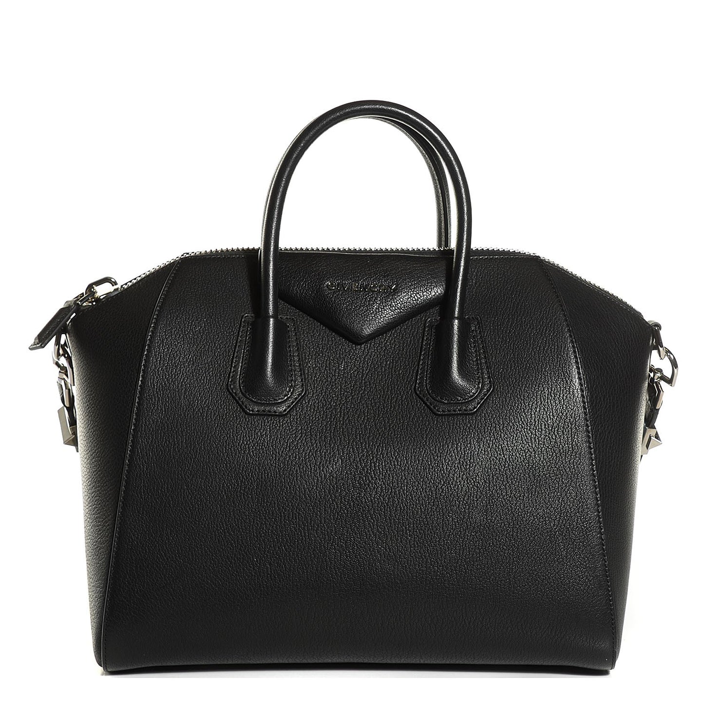 Sugar Goatskin Medium Antigona Black