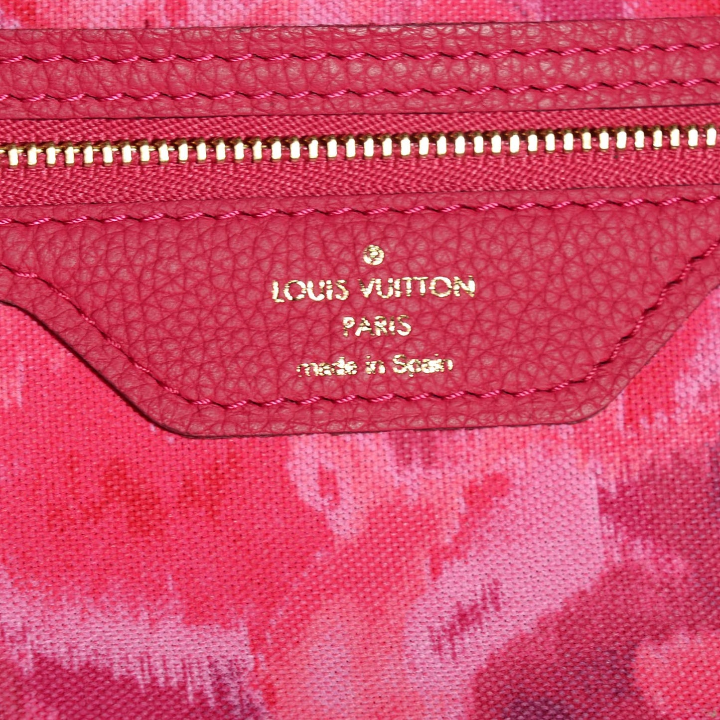Monogram Articles de Voyage Ikat Neverfull MM Rose Indien