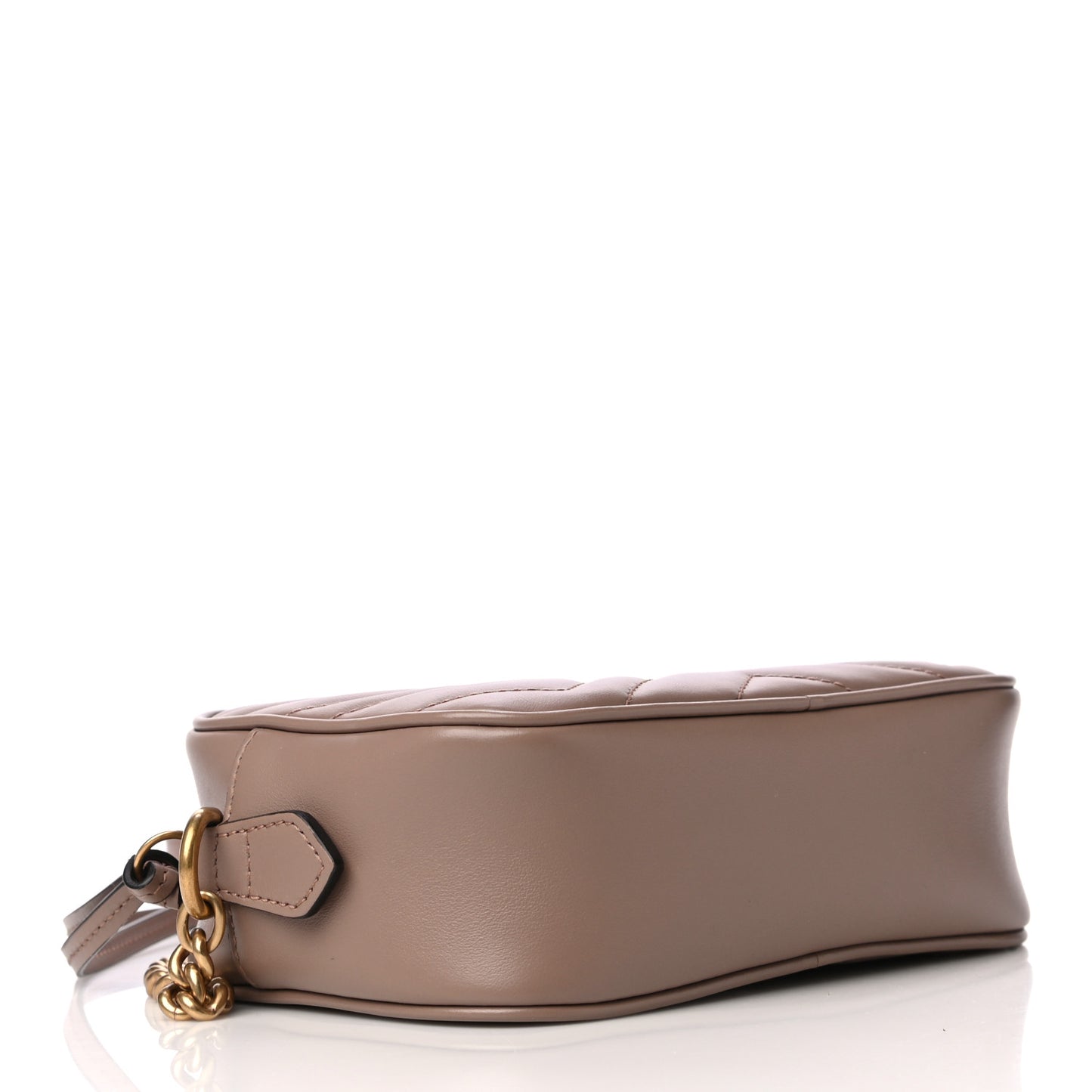 Calfskin Matelasse Mini GG Marmont Chain Shoulder Bag Porcelain Rose
