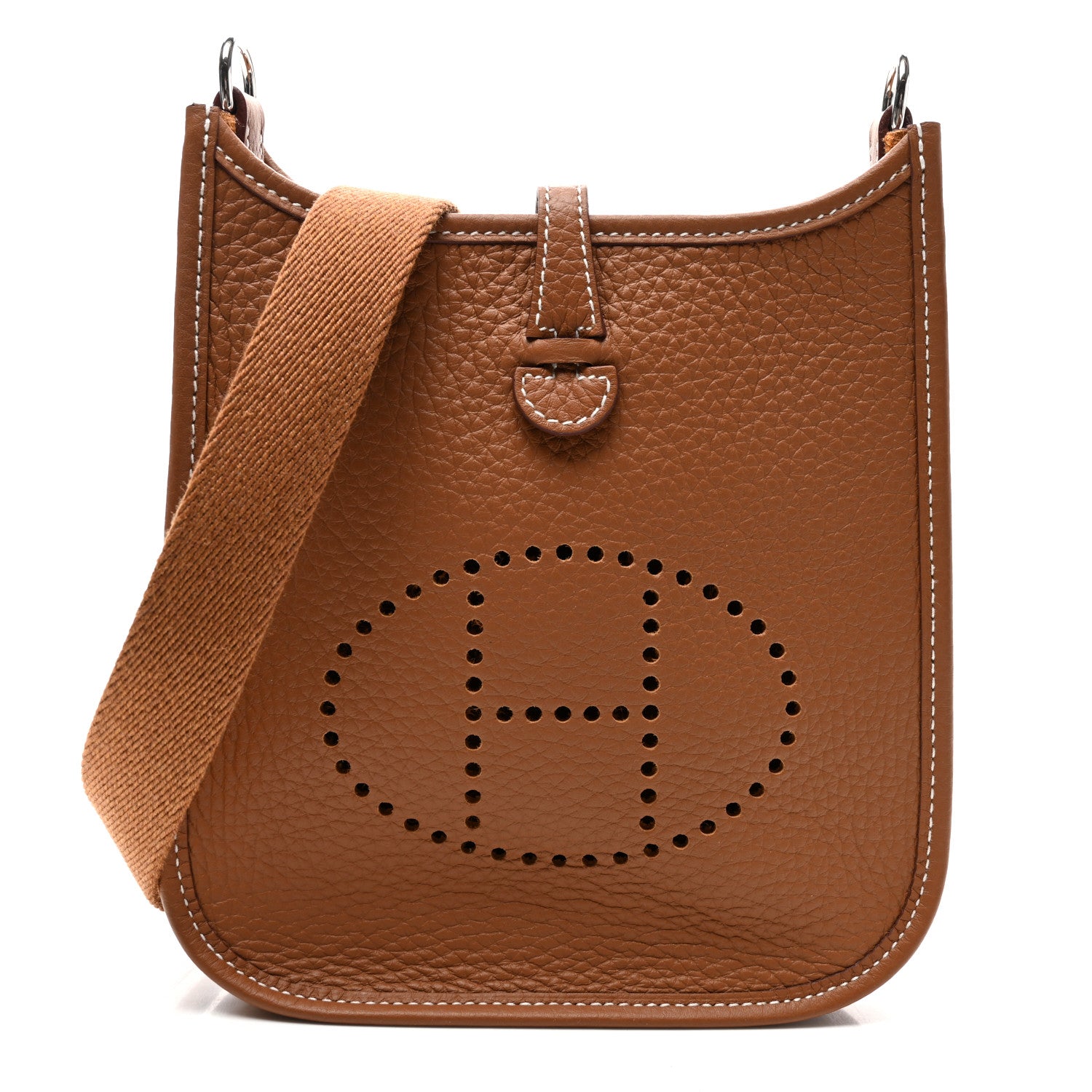 Hermes Taurillon Clemence Evelyne TPM Gold 1 of 10