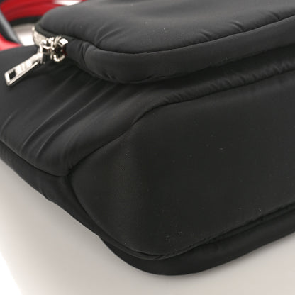 Prada Tessuto Nylon Pocket Top Handle Cargo Bag Black Fuoco 7 of 8