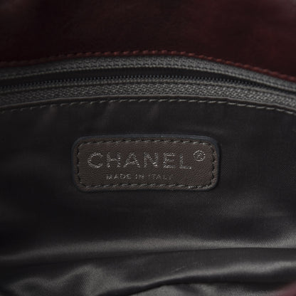 Chanel Calfskin Small Bubble Quilt Flap Burgundy 8 of 10