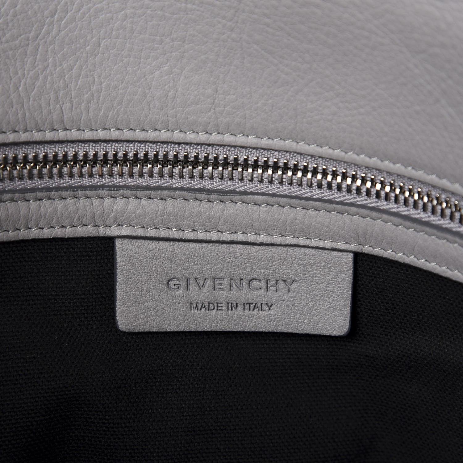 Givenchy Grained Calfskin Medium Pandora Pure Flap Bag Pearl Grey 6 of 12