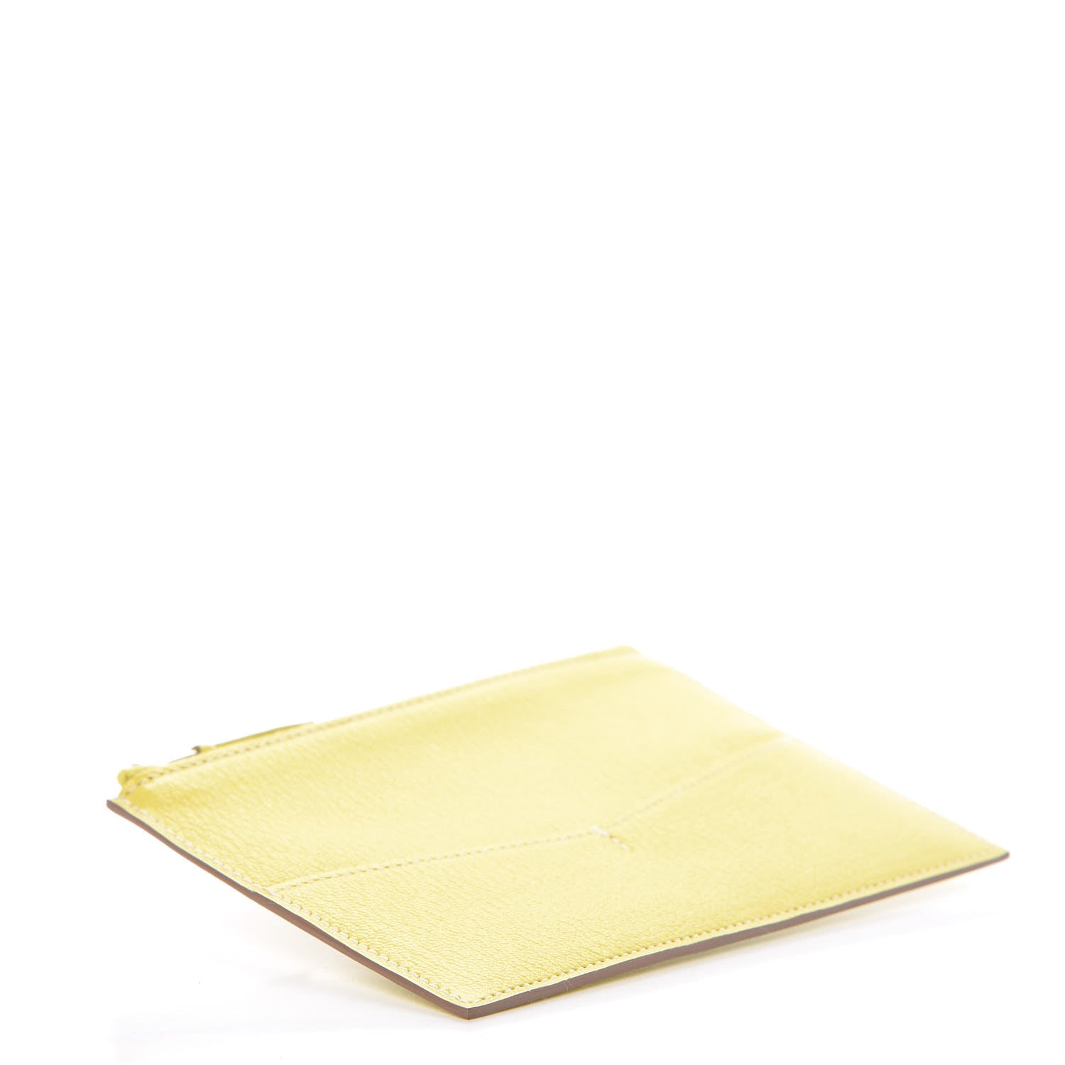 Hermes Chévre Mysore Envelope Trio Wallet Rouge Tomate Orange Lime 11 of 17