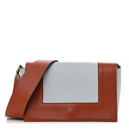 Celine Shiny Smooth Calfskin Medium Frame Shoulder Bag Maple Frost 1 of 10