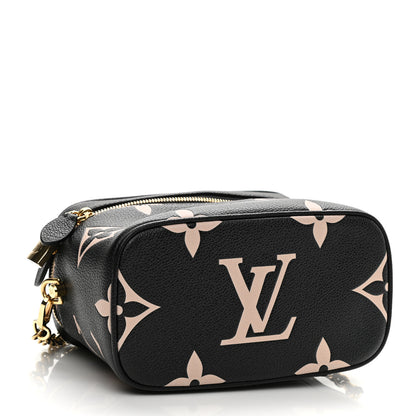 Louis Vuitton Empreinte Monogram Giant Vanity PM Black Beige 4 of 10