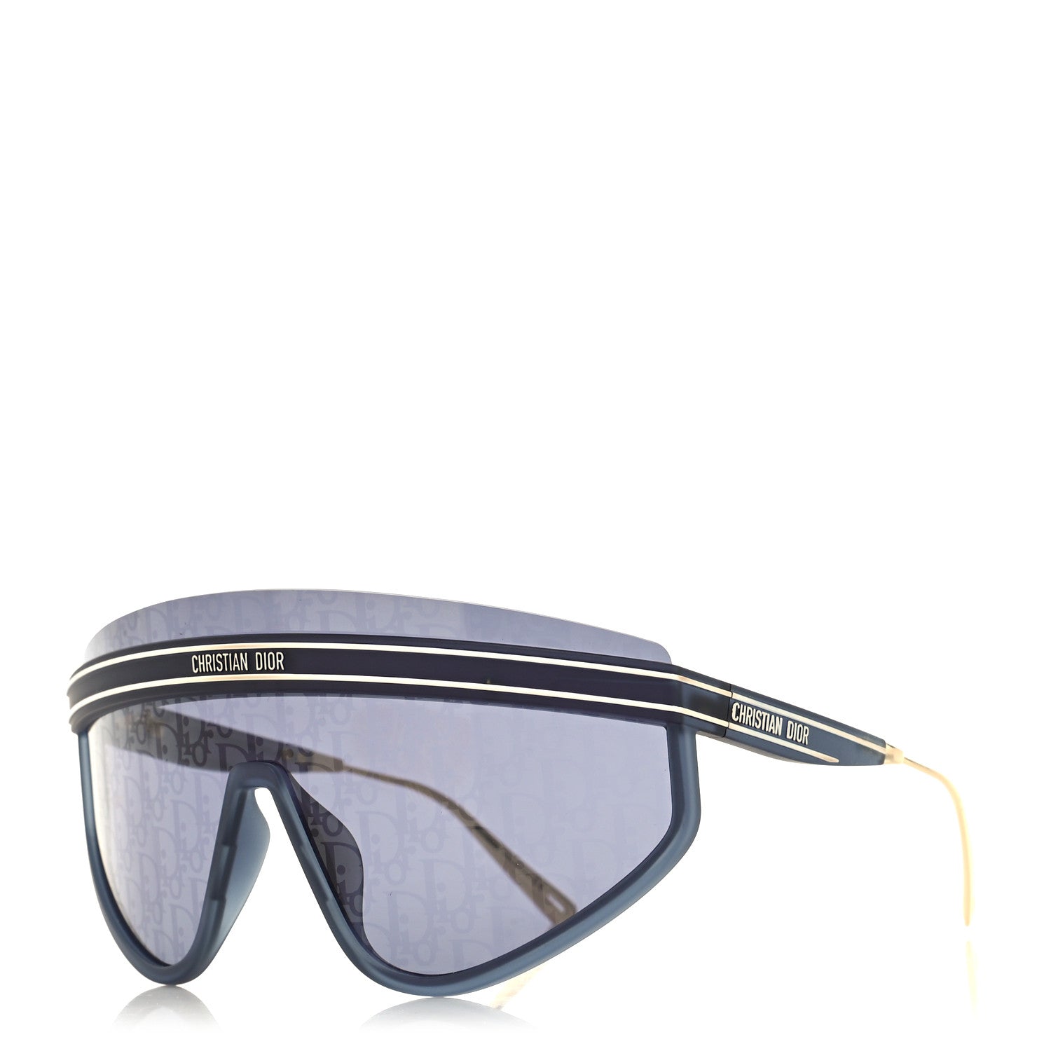 Christian Dior Mask DiorClub M2U Sunglasses Blue 1 of 10