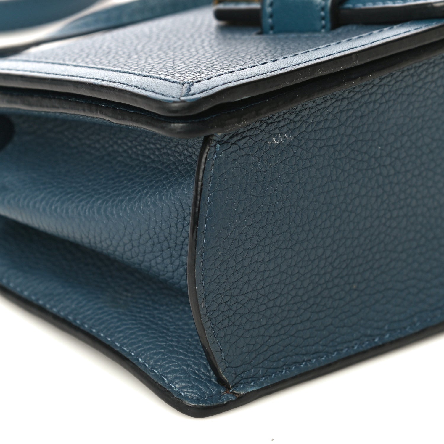 Loewe Calfskin Mini Barcelona Shoulder Bag Navy 7 of 14