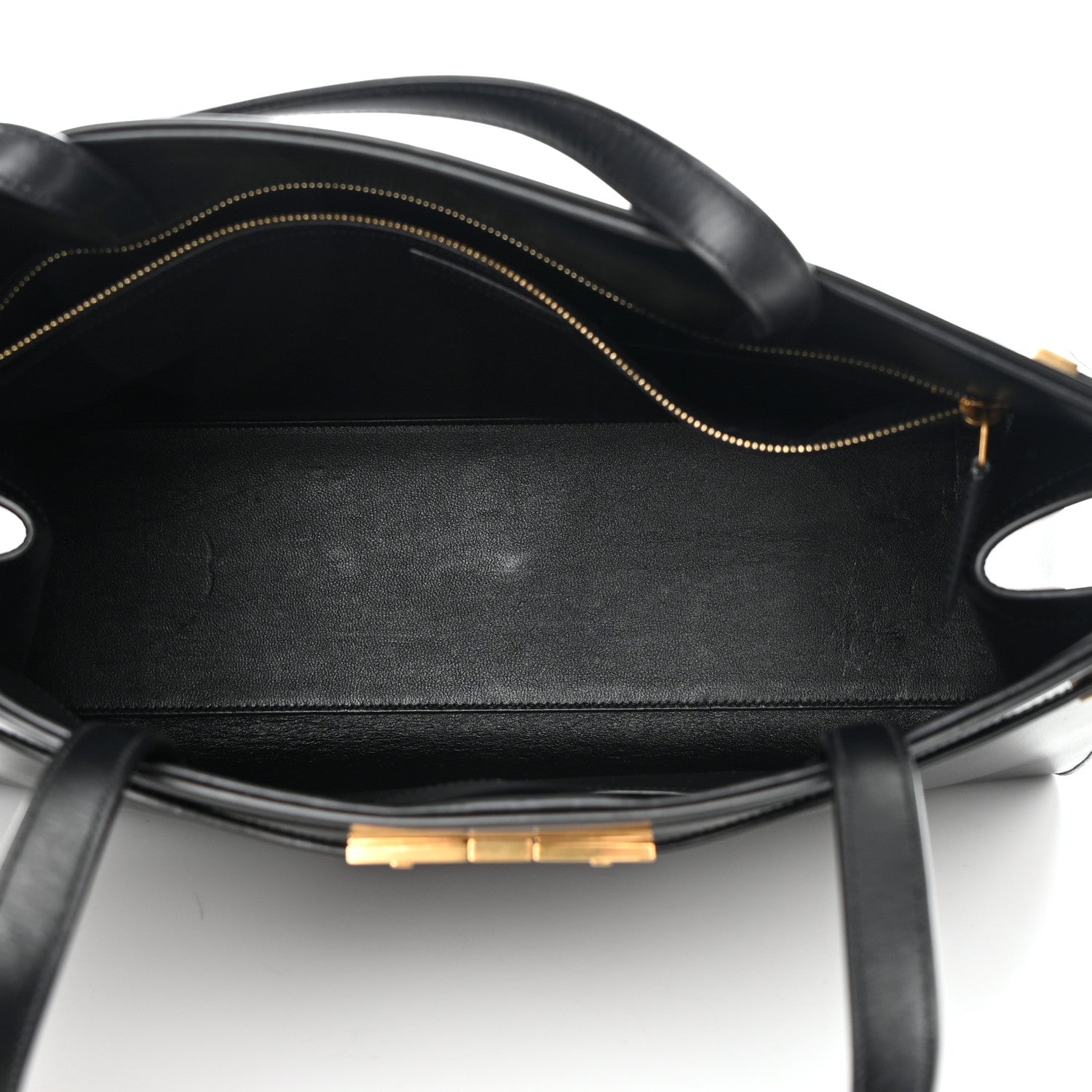 Saint Laurent Calfskin Medium Manhattan Shopper Tote Black 5 of 14