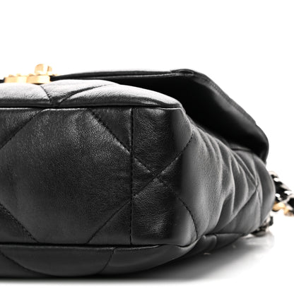 Chanel Lambskin Quilted Medium Chanel 19 Flap Black 10 of 10
