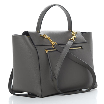 Celine Grained Calfskin Mini Belt Bag Grey 3 of 11