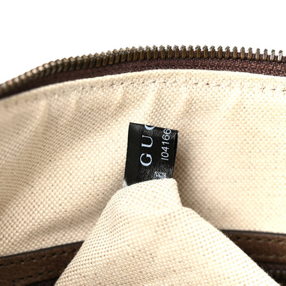 Gucci GG Supreme Monogram Web Small Ophidia Half Moon Hobo Brown 8 of 13