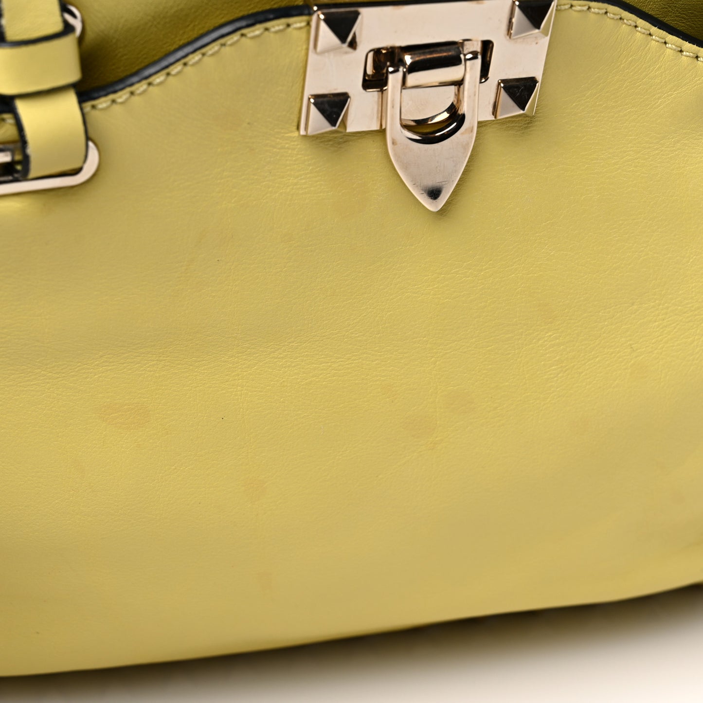 Vitello Small Rockstud Tote Water Yellow