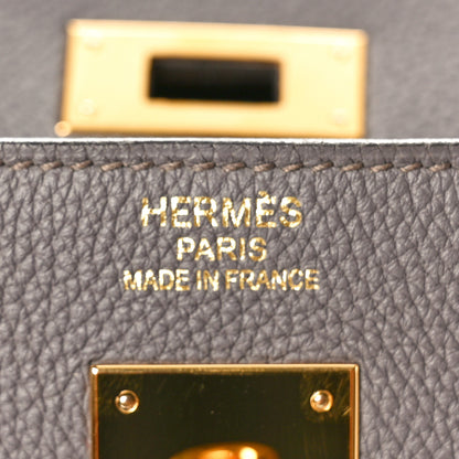 Hermes Togo Kelly Retourne 35 Etain 6 of 10
