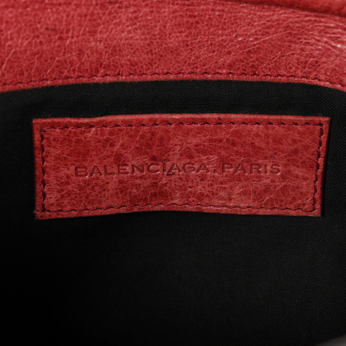 Balenciaga Agneau Giant Brogues Hardware Envelope Clutch Pourpre 6 of 8