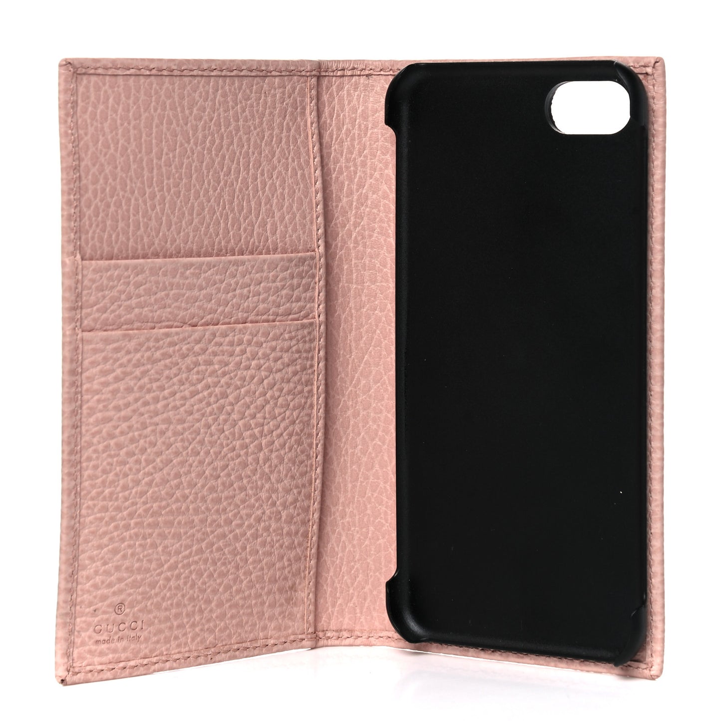 Pebbled Calfskin GG Marmont iPhone 7/8 Case Pink