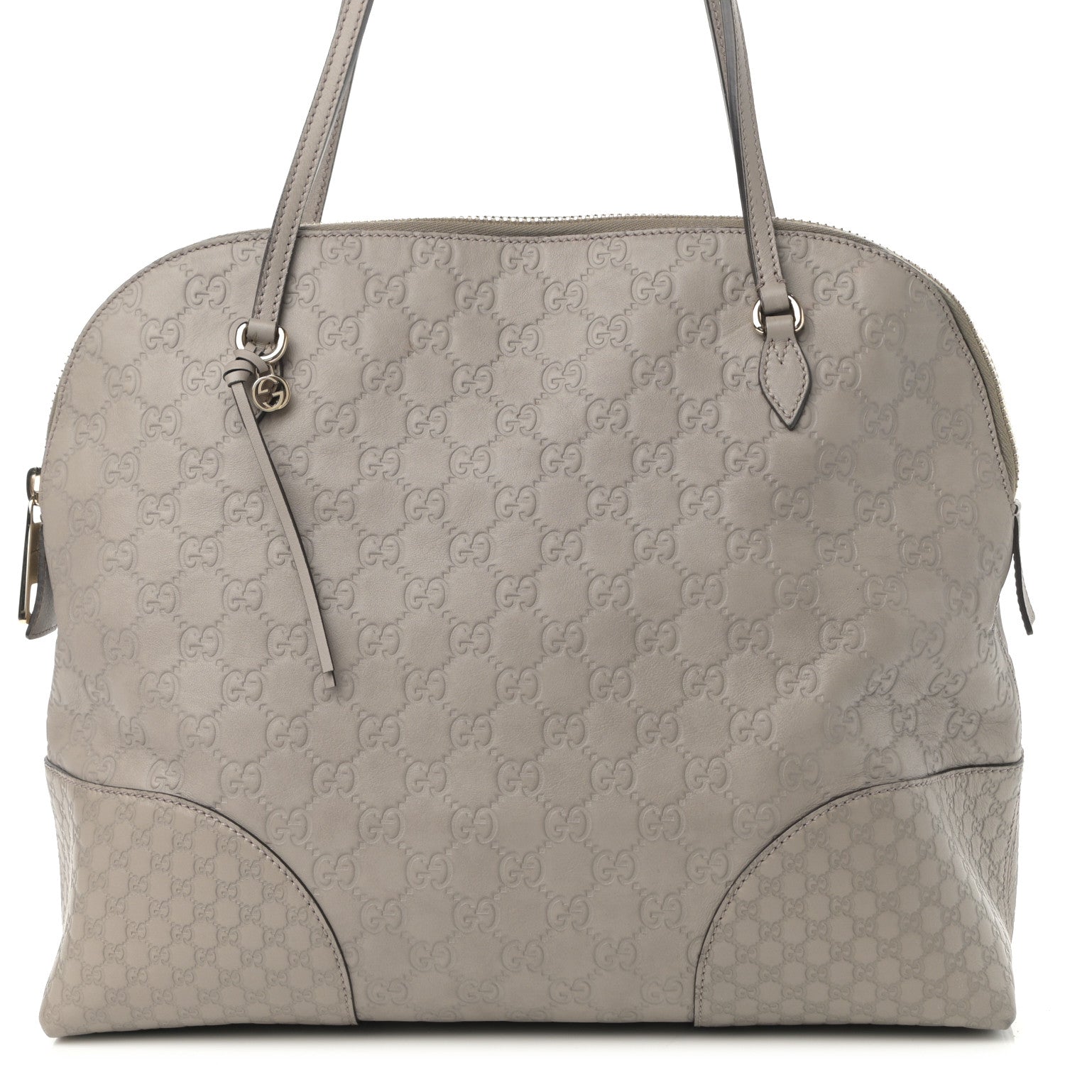 Gucci Guccissima Medium Bree Shoulder Bag Storm Grey 8 of 10