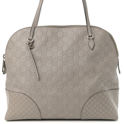 Gucci Guccissima Medium Bree Shoulder Bag Storm Grey 8 of 10