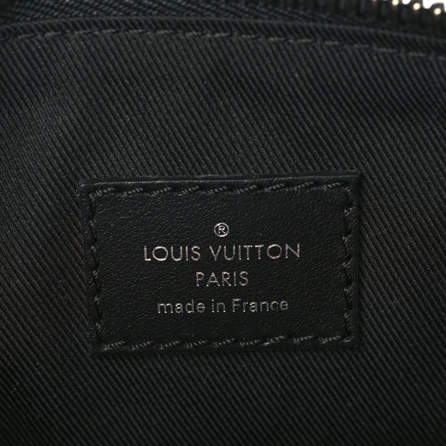 Reverse Monogram Eclipse Keepall XS Black