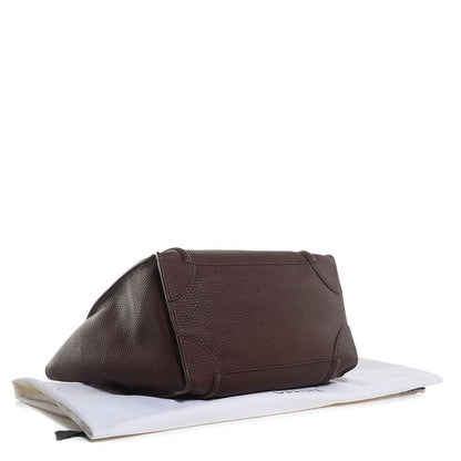 Celine Pebbled Calfskin Mini Luggage Chocolate 4 of 9