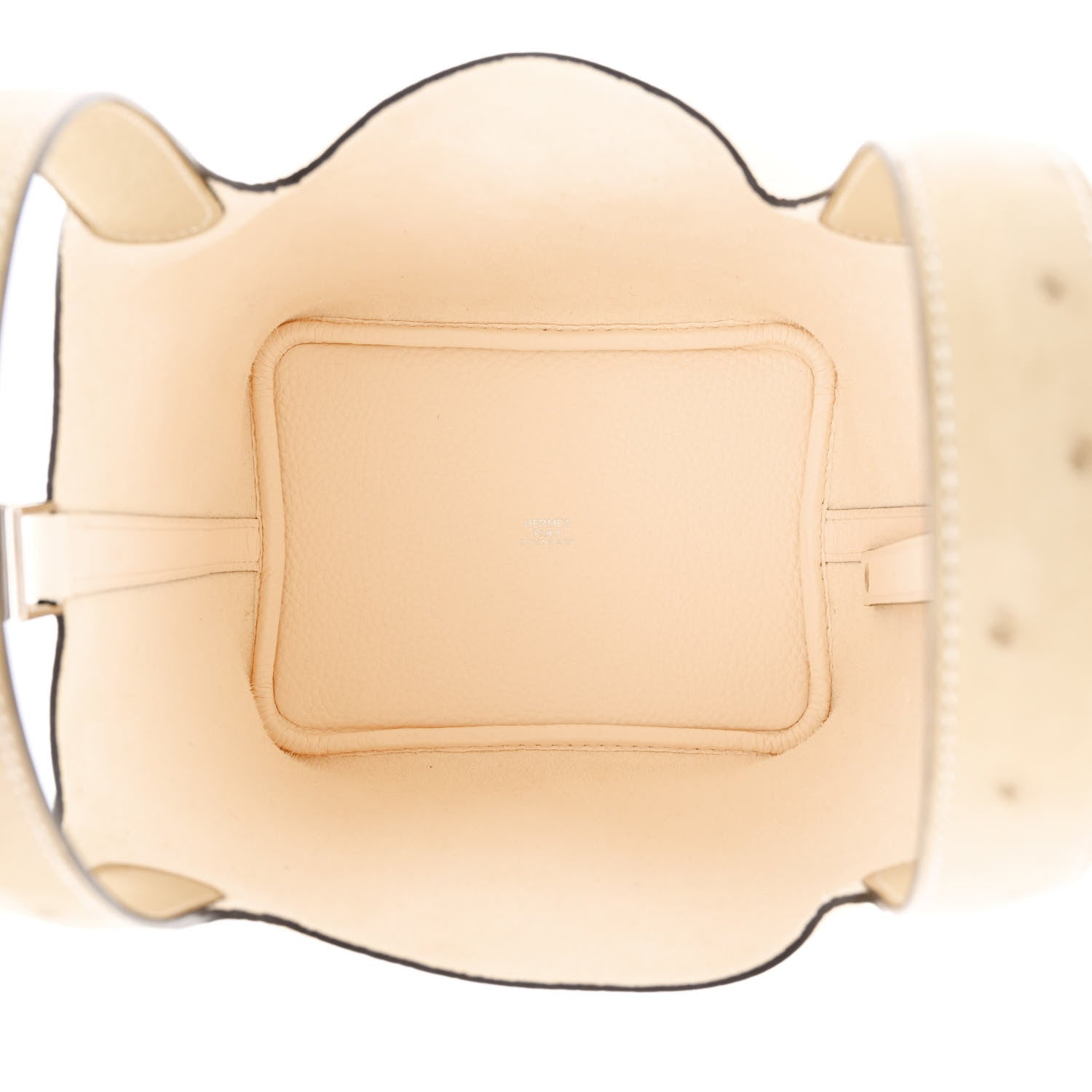 Hermes Taurillon Clemence Ostrich Touch Picotin Lock 18 PM Nata Trench 5 of 11