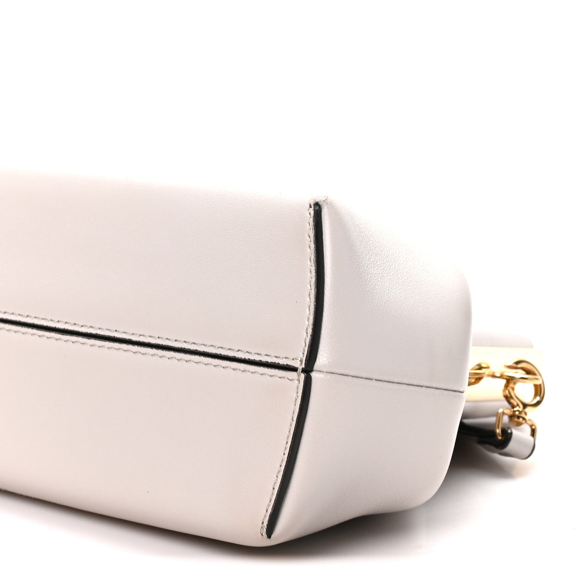 Shiny Nappa Small Fendi First Ghiaia