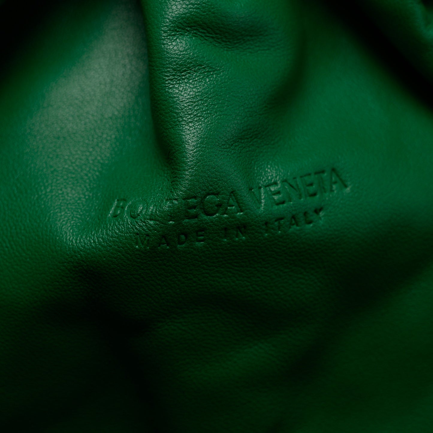 Nappa Maxi Intrecciato The Pouch Oversized Clutch Racing Green