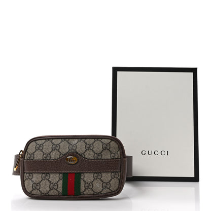 Gucci GG Supreme Monogram Ophidia Belted iPhone Case 85 34 Dark Brown 9 of 9
